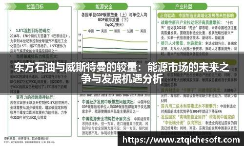 东方石油与威斯特曼的较量：能源市场的未来之争与发展机遇分析
